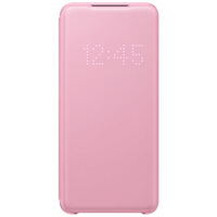 Original Samsung Galaxy S20 Book Led View Pink Hülle