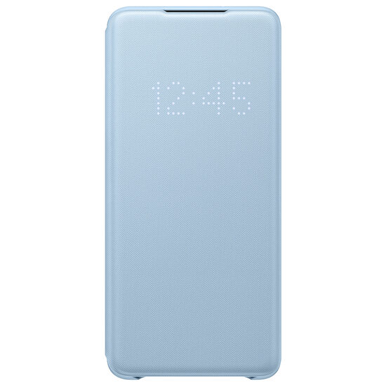Original Samsung Galaxy S20 Plus Book Led View Sky Blue Hülle