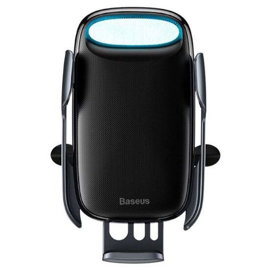 Soporte Baseus Auto Milky Way con Cargador Inalámbrico Negro (accesorio de ventilación)