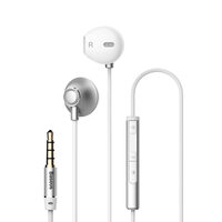 Jack per cuffie 3,5 mm Baseus Encok H06 Argento (in-ear)