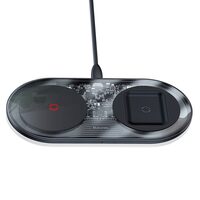Wireless charger Baseus Simple 2 in 1 24W Turbo Edition Black