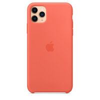 Original iPhone 11 Pro Max Apple Silikonhülle Clementine Orange