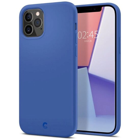 iPhone 12 Pro Max Hülle Cyrill von Spigen Silicon Navy