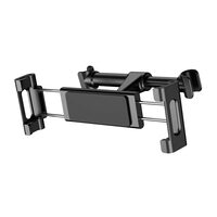 Baseus Auto Support zwischen 4,7 und 12,9 Zoll Kopfstützenfixierung, Schwarz