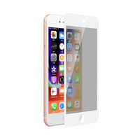 Folie iPhone SE 2020 / 8 / 7 / 6s / 6 Devia Glass Privacy Full White (0,26 mm, 9H)