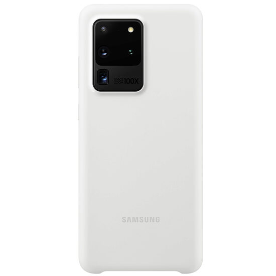 Original Samsung Galaxy S20 Ultra Silicone Cover White