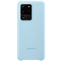 Original Samsung Galaxy S20 Ultra Silikonhülle Himmelblau