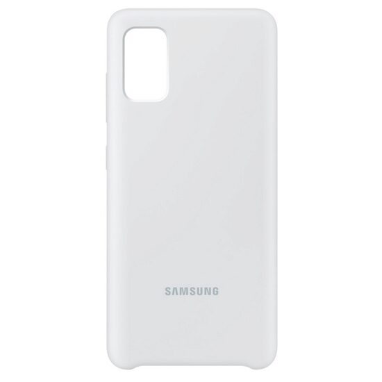 Originele Samsung Galaxy A41 siliconen hoes wit