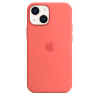 Original iPhone 13 Apple Silikonhülle, MagSafe, Pink Pomelo