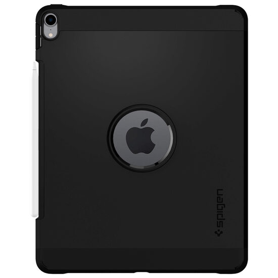 iPad Pro 12,9 inch 2018 hoes Spigen Tough Armor Zwart