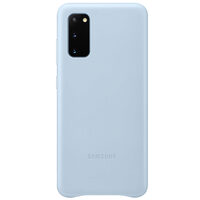 Original Samsung Galaxy S20 Leather Cover Sky Blue