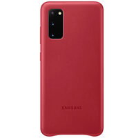Original Samsung Galaxy S20 Leather Cover Red