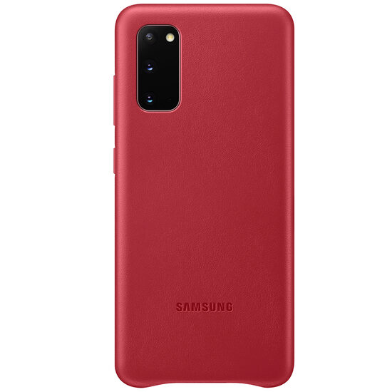 Original Samsung Galaxy S20 Lederhülle Rot