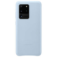 Original Samsung Galaxy S20 Ultra Leather Cover Sky Blue