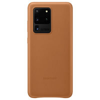Original Samsung Galaxy S20 Ultra Leather Cover Brown