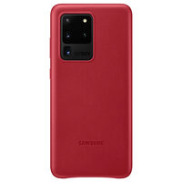 Original Samsung Galaxy S20 Ultra Leather Cover Red