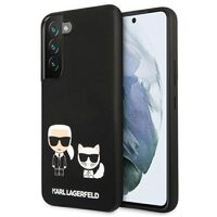 Funda Samsung Galaxy S22 Plus Karl Lagerfeld Silicona Karl & Choupette Negra