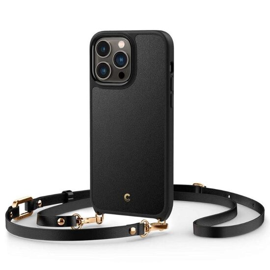 iPhone 14 Pro Max Hülle Cyrill von Spigen Classic Charm Magsafe Schwarz