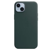 Original iPhone 14 Plus Apple Leather Case, MagSafe, Forest Green