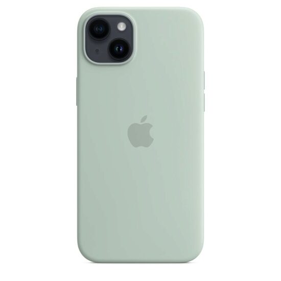 Funda de Silicona Original Apple iPhone 14 Plus, MagSafe, Suculentas