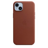 Custodia in pelle originale Apple per iPhone 14 Plus, MagSafe, Umber