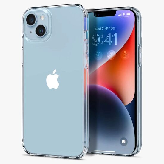 Custodia Spigen Liquid Crystal per iPhone 14 Plus Crystal Clear
