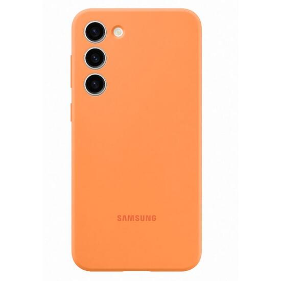 Cover in silicone originale Samsung Samsung Galaxy S23 Plus Arancione