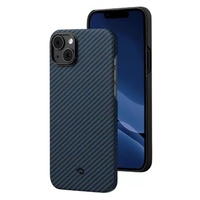 Custodia Pitaka MagEZ 3 Aramide 1500D iPhone 14 Plus MagSafe Blu