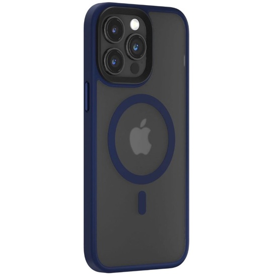 Devia Case Pino Series Magnetisch Schokbestendig iPhone 15 Pro Blauw
