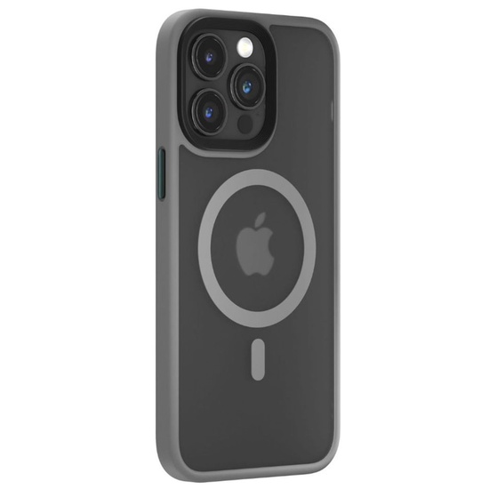Devia Case Pino Series Magnétique Antichoc iPhone 15 Pro Gris