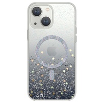 Devia Husa Shiny Series Origineel ontwerp Magnetisch iPhone 15 Plus Transparant / Zwart