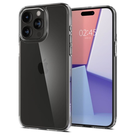 Spigen Hülle Air Skin Hybrid iPhone 15 Pro Kristallklar