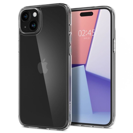 Spigen Hülle Air Skin Hybrid iPhone 15 Plus Kristallklar