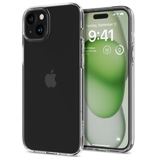 Spigen Hülle Liquid Crystal iPhone 15 Plus Transparent