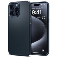 Spigen Hülle Thin Fit iPhone 15 Pro Metall Schiefer
