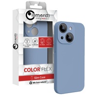 Lemontti Case Liquid Silicon MagCharge iPhone 15 Plus Blau (360°-Schutz, feines Material, gefüttert mit Mikrofaser)