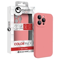Lemontti Case Liquid Silicon MagCharge iPhone 15 Pro Max Pink (360°-Schutz, feines Material, gefüttert mit Mikrofaser)