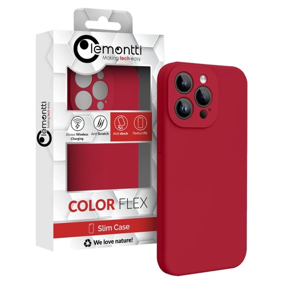 Lemontti Case Liquid Silicon MagCharge iPhone 15 Pro Max Visiniu (360° bescherming, fijn materiaal, gevoerd met microvezel)