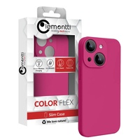 Lemontti Case Liquid Silicon MagCharge iPhone 15 Plus Pink (360°-Schutz, feines Material, gefüttert mit Mikrofaser)