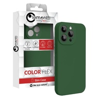 Lemontti Case Liquid Silicon MagCharge iPhone 15 Pro Max Groen (360° bescherming, fijn materiaal, gevoerd met microvezel)