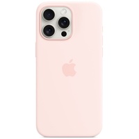 Apple Original Silicone Case iPhone 15 Pro Max, MagSafe, Light Pink