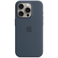 Apple Original Silicone Case iPhone 15 Pro, MagSafe, Storm Blue
