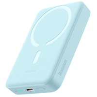 Baseus Batteria esterna Mini Wireless Fast Charger 10000mAh, 30W, cavo da tipo C a tipo C, 30 cm, blu