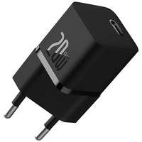 Caricabatterie di rete Baseus Mini caricabatterie rapido GaN5, USB-C, 20 W, nero