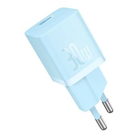 Caricabatterie di rete Baseus Mini caricabatterie rapido GaN5, USB-C, 30 W, blu