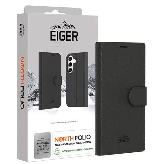 Funda Folio Eiger Husa North Samsung Galaxy S24 Ultra Negra