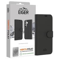 Funda Folio Eiger Husa North Samsung Galaxy S24 Plus Negra