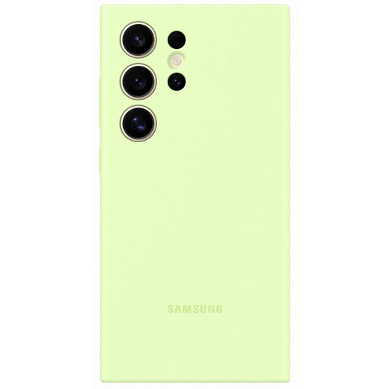 Samsung Original Silicone Cover Samsung Galaxy S24 Ultra Light Green