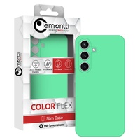 Lemontti Premium Siliconen Hoesje Samsung Galaxy A15 / A15 5G Mint