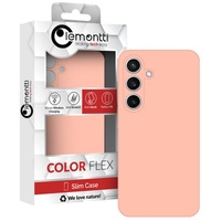 Lemontti Premium Siliconen Hoesje Samsung Galaxy A15 / A15 5G Lichtroze